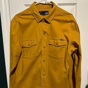 Lost Surf Work shirt / Shacket - Mustard size M